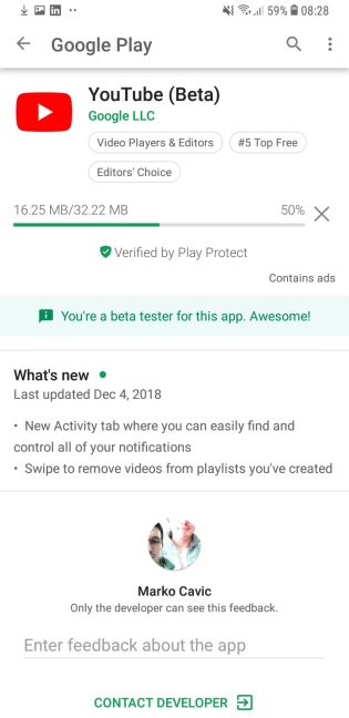 YouTube aplikacija instalirana pet milijardi puta Android OS, YouTube App Android