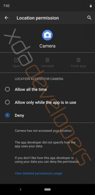 Android Q prve opcije, Android Q Google I/O