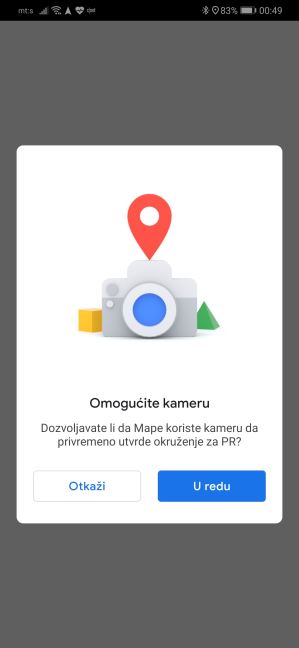 Google Maps AR kako radi navigacija proširena realnost, Google Maps PR navigacija u Srbiji, Google A