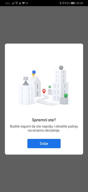 Google Maps AR kako radi navigacija proširena realnost, Google Maps PR navigacija u Srbiji, Google A