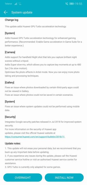 GPU Turbo Huawei P20 Pro, GPU Turbo Honor 10 šta donosi, kako radi, Šta je GPU Turbo, GPU Turbo utis