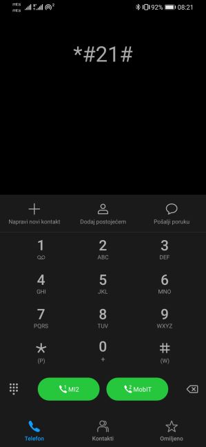 Tajni kodovi telefona kako se koriste