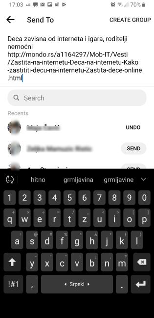 Messenger brisanje poslatih poruka, Kako obrisati Messenger poruke, Messenger UNDO slanje, Messenger
