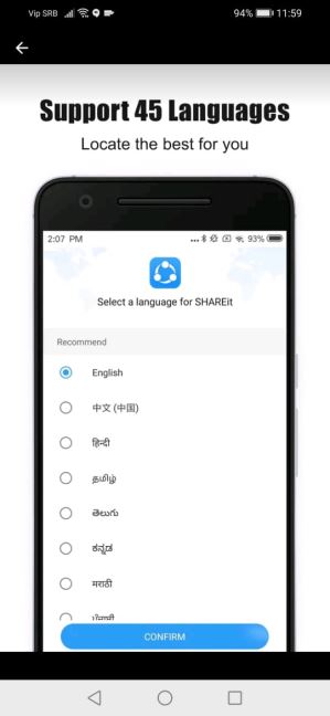 štetna aplikacija za android telefone shareit 