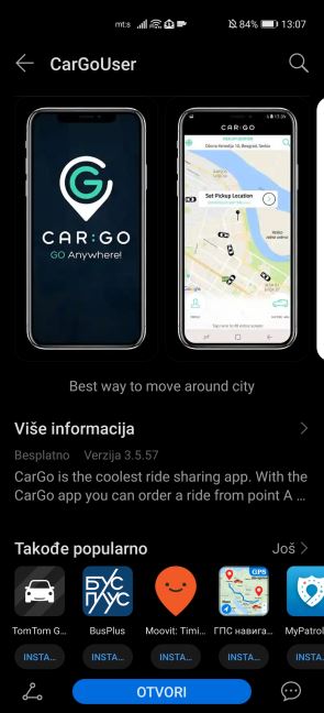 cargo aplikacija huawei appgallery prodavnica hms huawei mobile services
