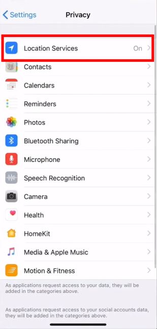 iPhone deljenje lokacije kako isključiti
