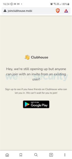 clubhouse android blackrock malver trojan opasna prevara