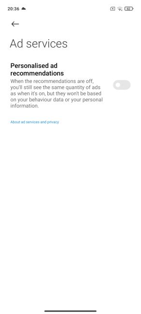 xiaomi telefoni kako iskljuciti reklame miui 12