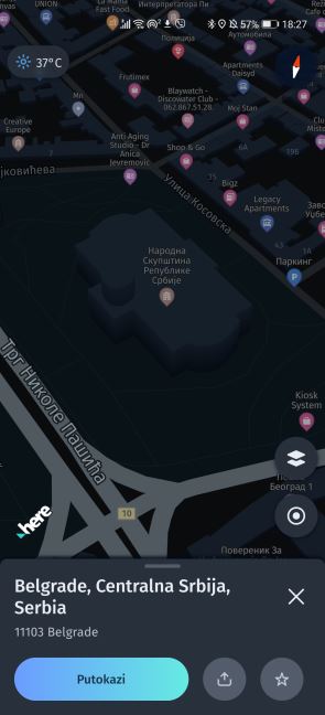 nova here wego navigacija