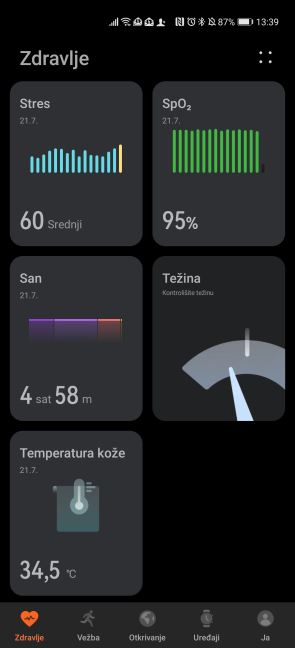 Huawei Watch 3 Pro fitnes i zdravlje merenje i performanse