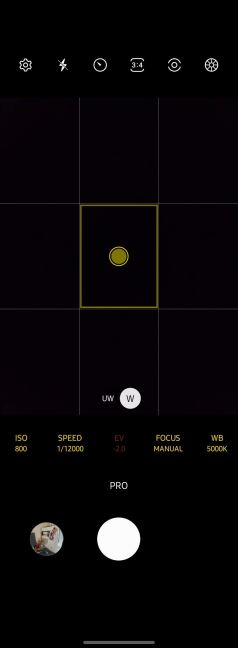 Samsung Pro režim snimanja