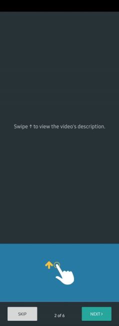 SkyTube navigacija opis videa