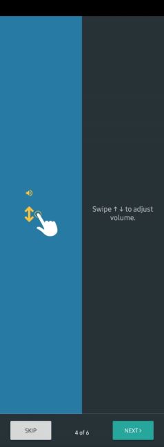 SkyTube navigacija jačina zvuka