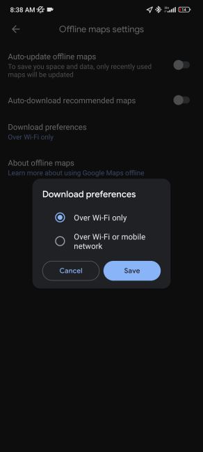 Kako isključiti Offline mape u Google Maps (3).jpg