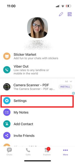 Viber podešavanja