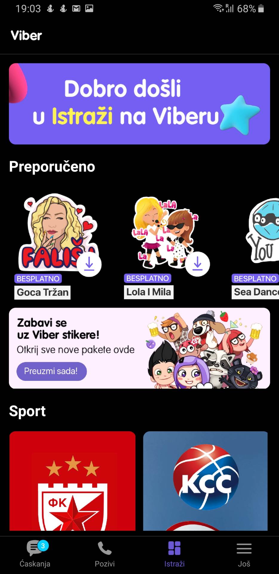 Viber u Srbiji bez konkurencije, Seve i Goca KIDAJU, stigla opcija ISTRAŽI