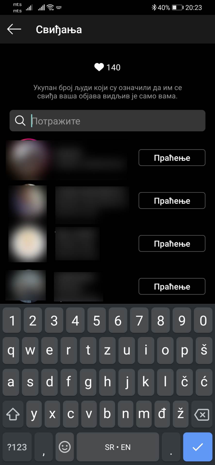 Instagram sakrio lajkove uveo pretragu lajkova, Instagram pretraga lajkova, Instagram Search likes
