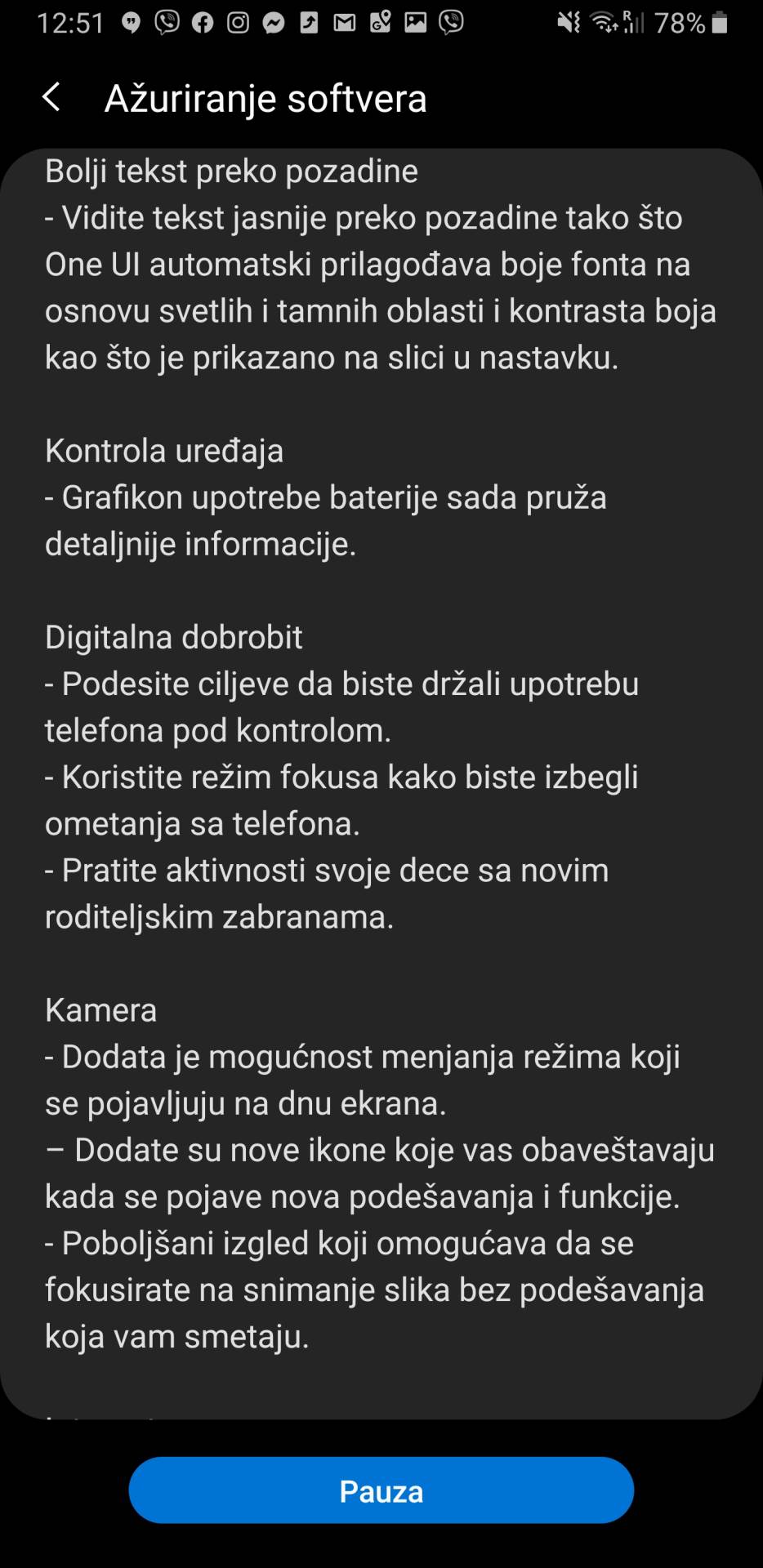 Samsung Galaxy Android 10 update, Samsung Galaxy Note9 Android 10 ažuriranje