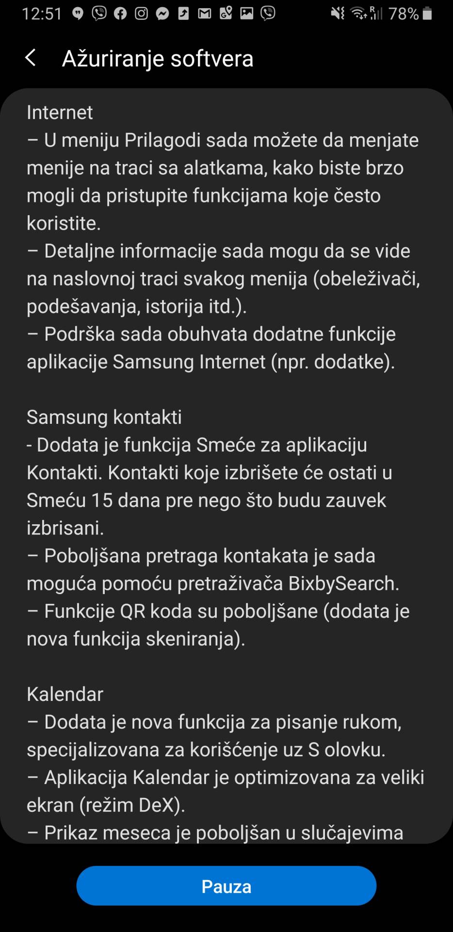 Samsung Galaxy Android 10 update, Samsung Galaxy Note9 Android 10 ažuriranje