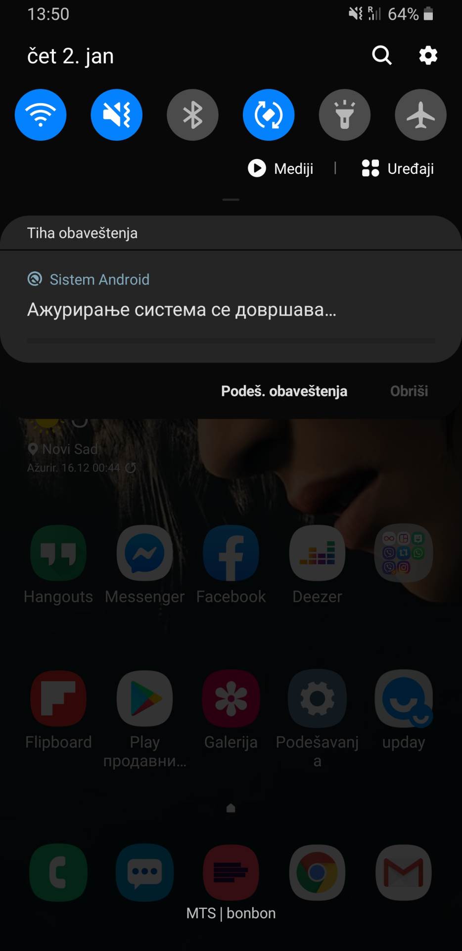 Samsung Galaxy Android 10 update, Samsung Galaxy Note9 Android 10 ažuriranje