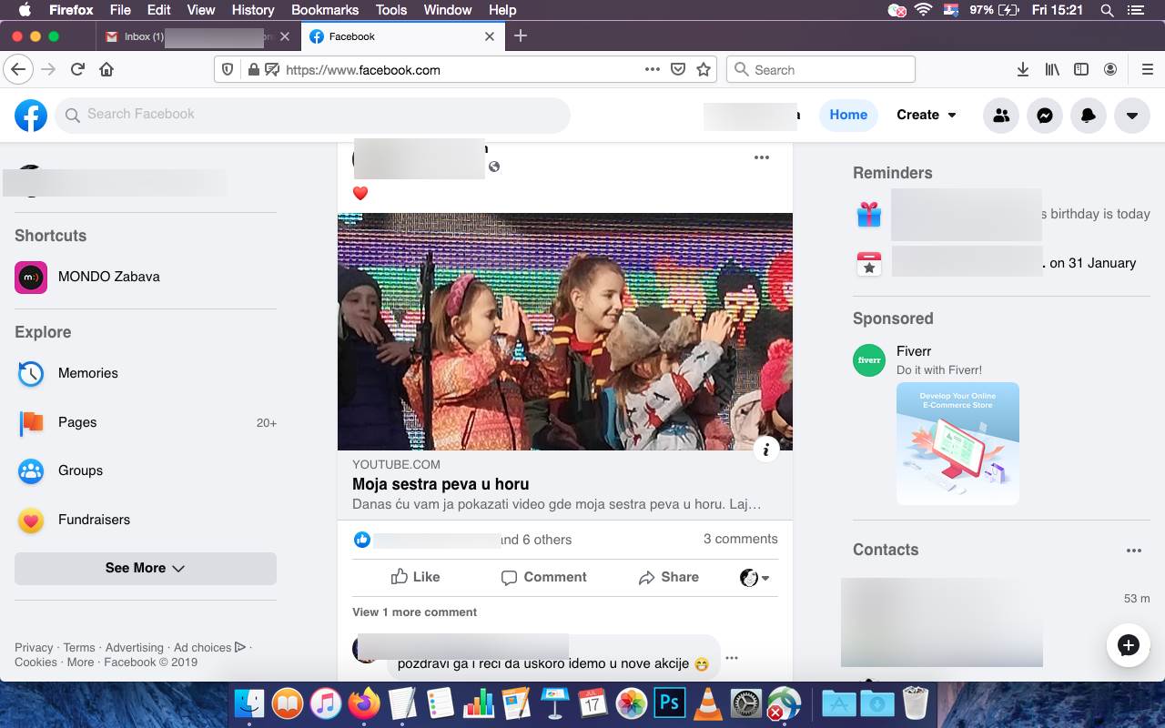 Facebook Dark Mode novi izgled društvene mreže, Facebook novi dizajn i Dark Mode, Facebook promena