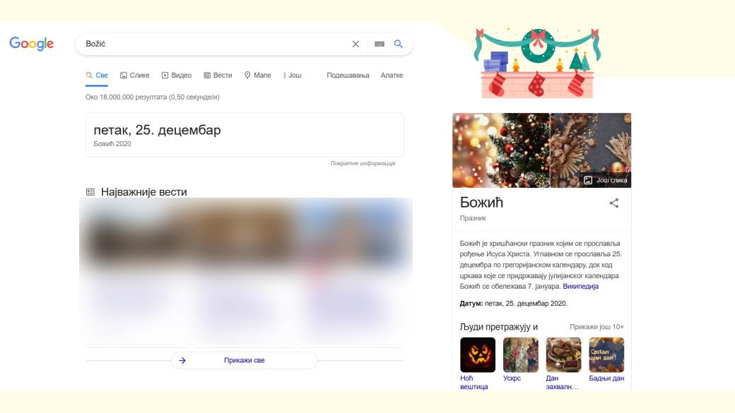 google božic srbija cestitka