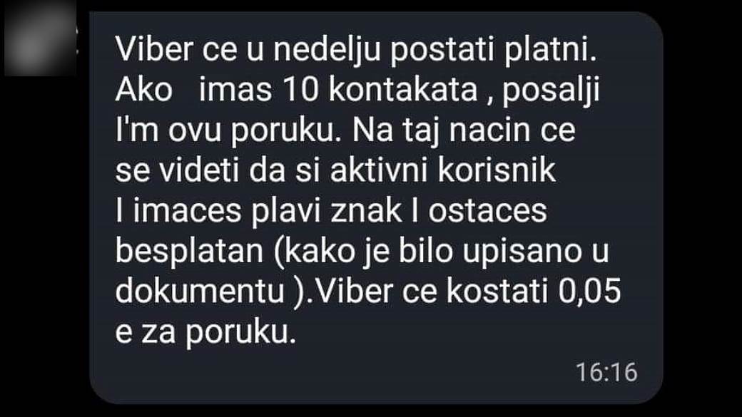 Viber naplata poruka, Viber placanje aplikacije, Viber Srbija placanje aplikacije, Viber se placa
