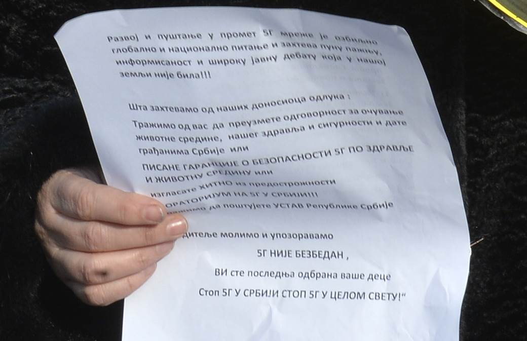 5G protest u Beogradu, Protiv 5G, 
