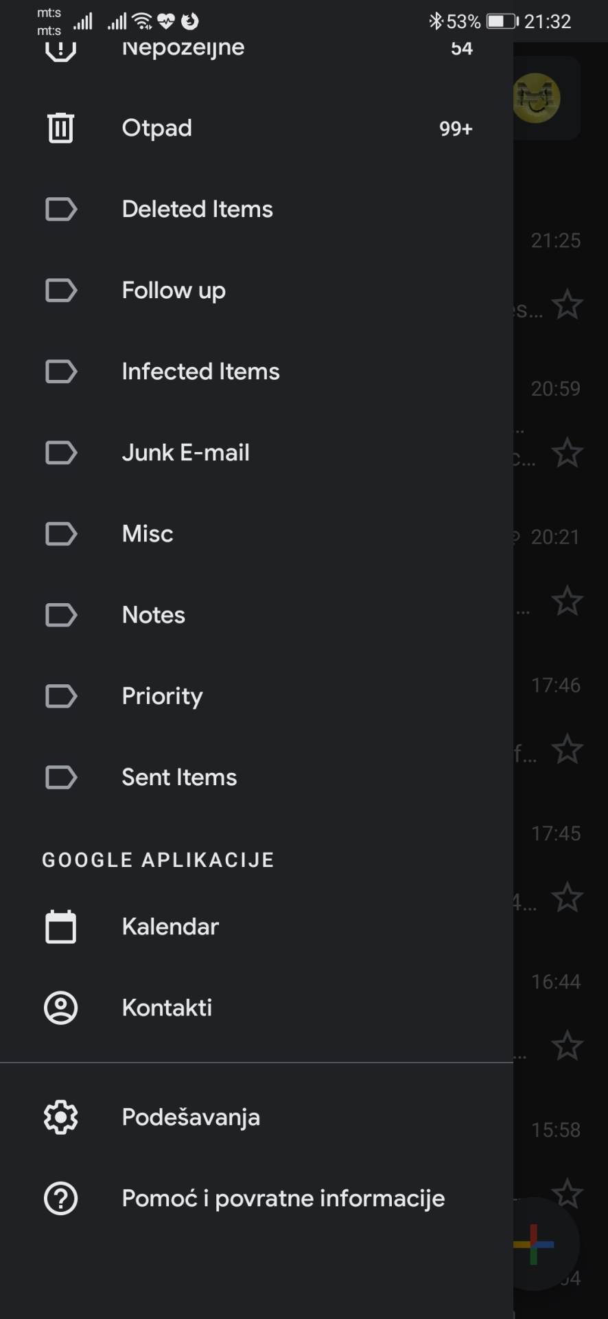GMail Dark Mode kako aktivirati, Ko ima GMail Dark Mode, GMail Dark Mode Android 10 app, GMail Dark