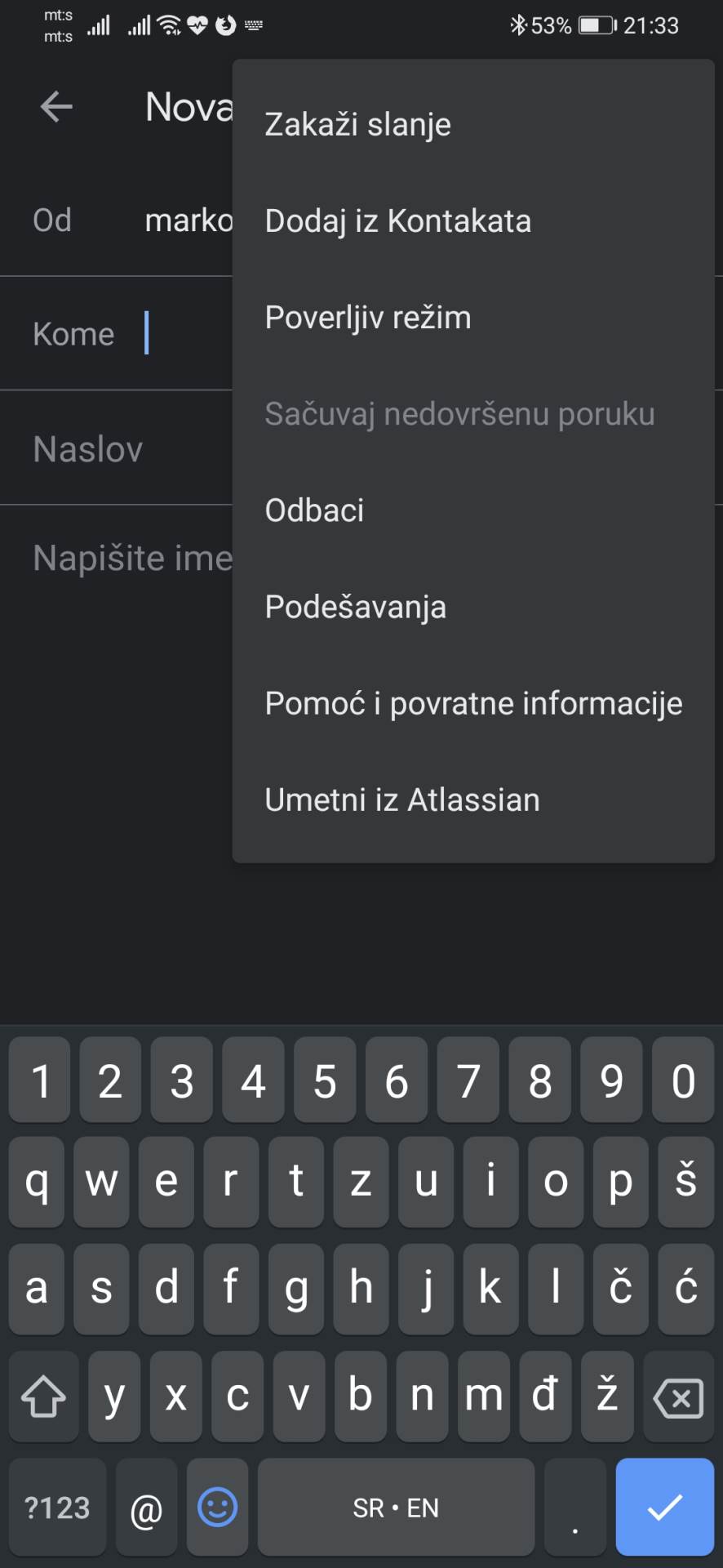 GMail Dark Mode kako aktivirati, Ko ima GMail Dark Mode, GMail Dark Mode Android 10 app, GMail Dark