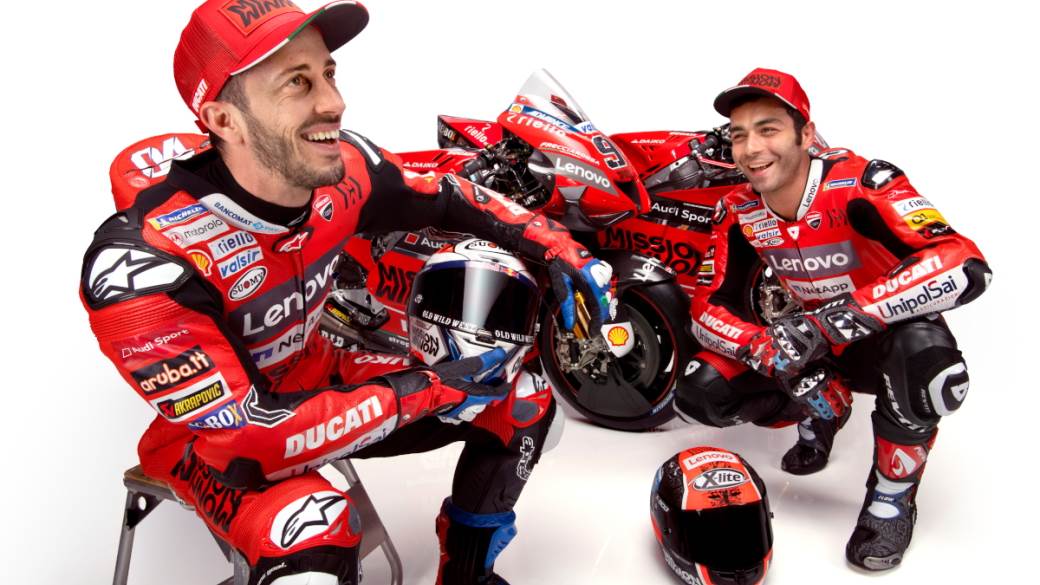 Motorola Ducati motocikli saradnja, Motorola logo na Ducati motorima