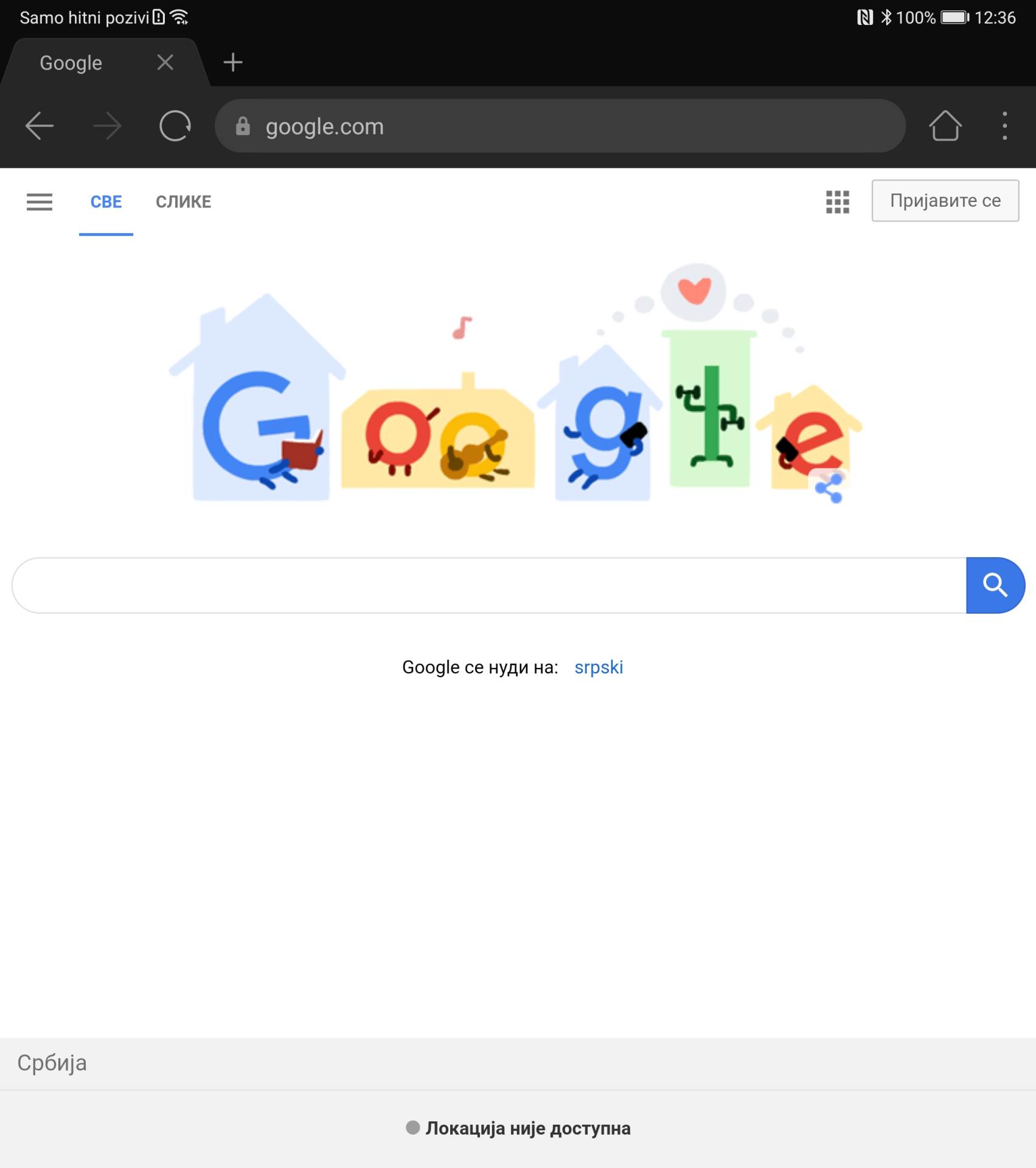 Google poslao poruku i Srbiji #OstaniKodKuce