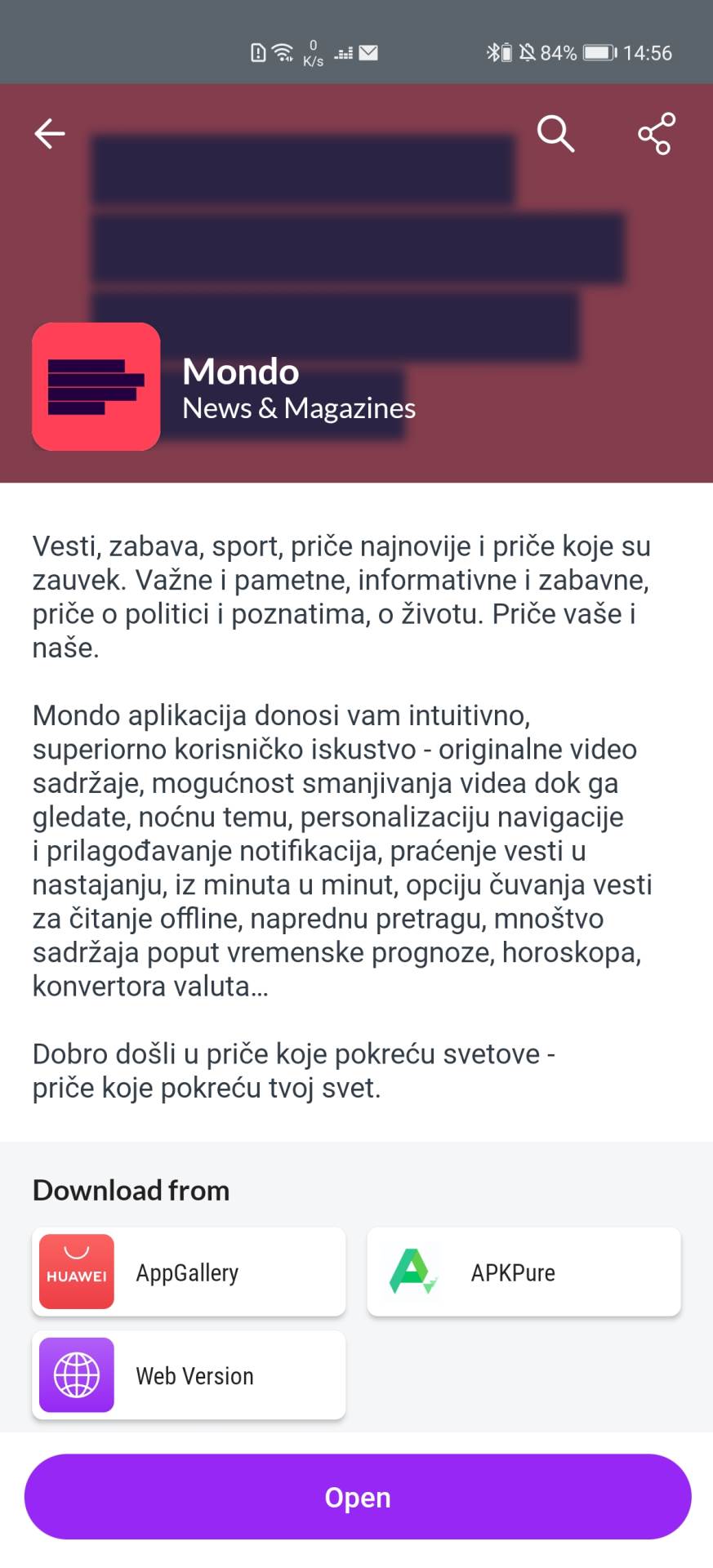 Android aplikacije Huawei telefoni, More Apps Huawei telefoni APKPure prodavnica Android Aplikacija