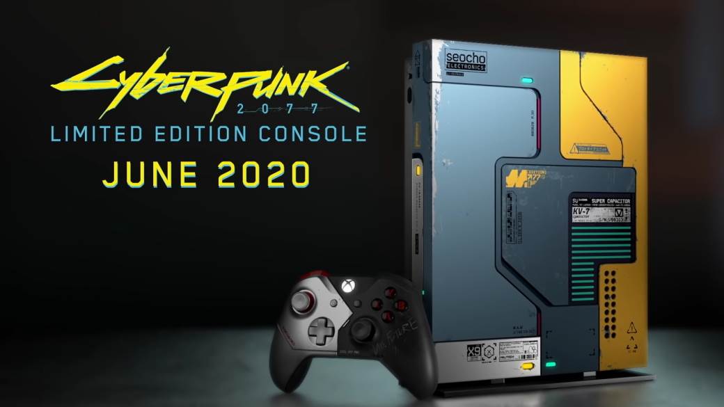 Xbox One X Cyberpunk 2077 konzola Limited Edition cena 2.000 dolara, Cyberpunk 2077 konzola cena