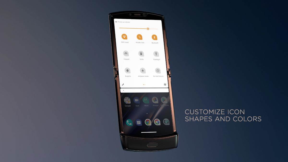 Motorola RAZR savitljivi ekran, Motorola RAZR Android 10 Quick View spoljnji ekran opis, info