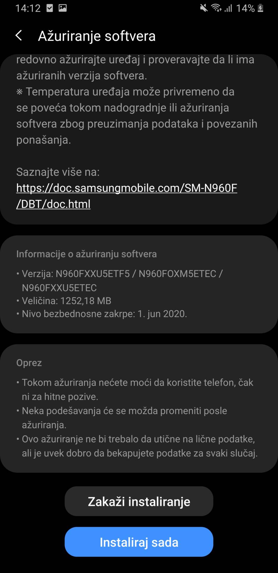 Samsung Galaxy Note9 Samsung One UI 2.1 update dostupan u Srbiji, Samsung One UI 2.1 opcije, novitet
