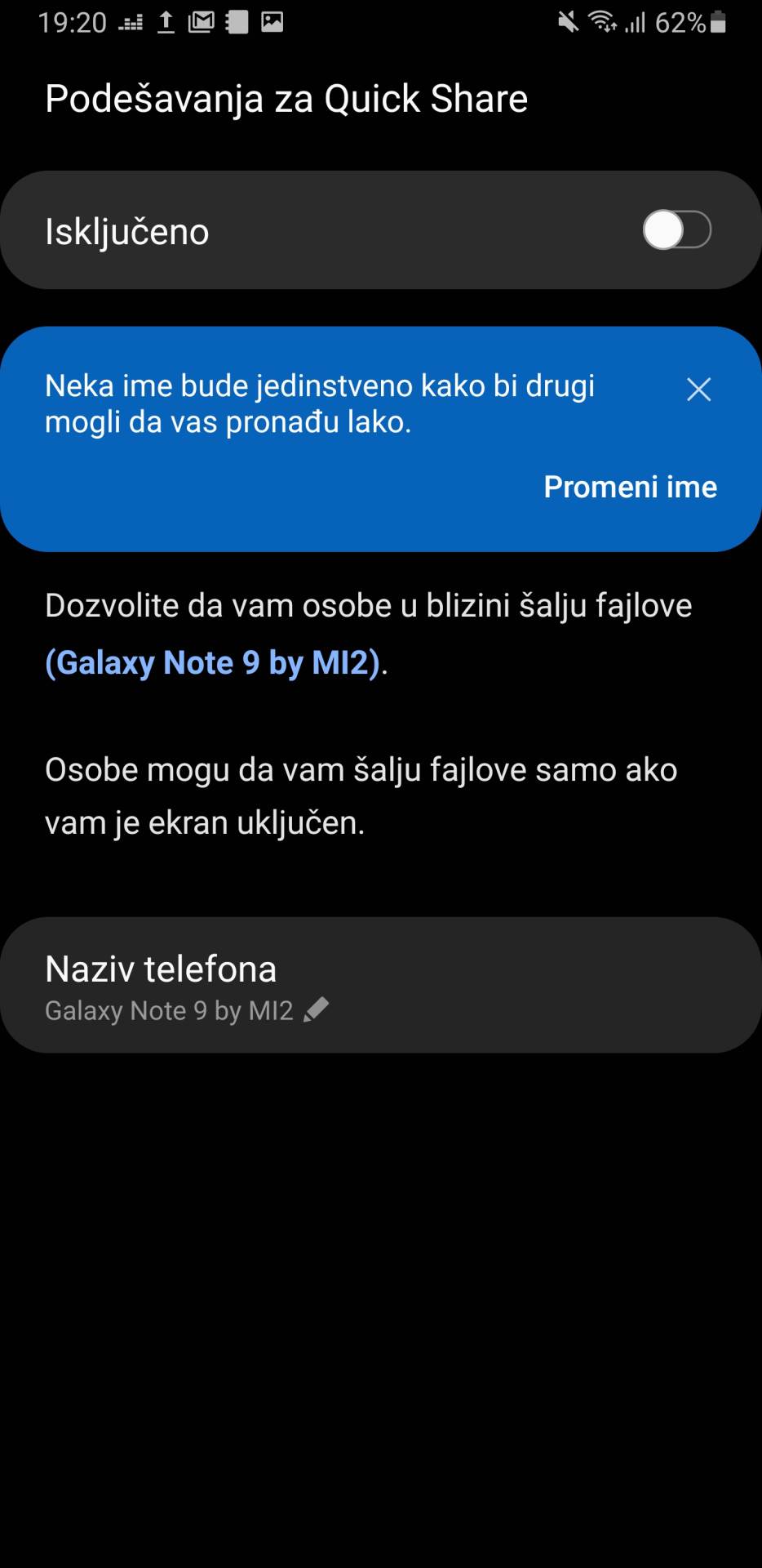Samsung Galaxy Note9 Samsung One UI 2.1 update dostupan u Srbiji, Samsung One UI 2.1 opcije, novitet