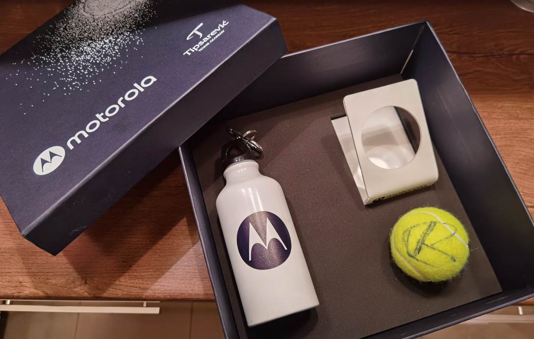 Teniska akademija Tipsarevic  kompanija Motorola saradnja, Motorola Tipsarevic saradnja