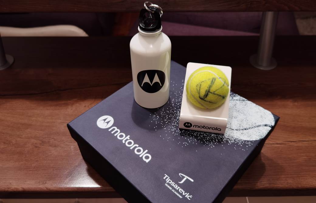 Teniska akademija Tipsarevic  kompanija Motorola saradnja, Motorola Tipsarevic saradnja