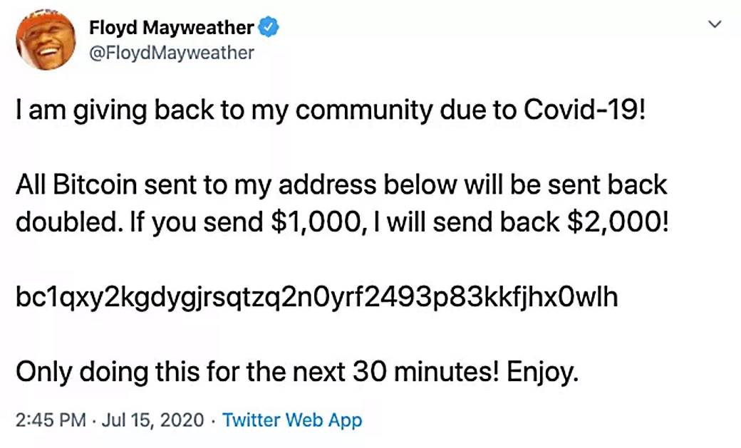 Twitter hakovan Bitcoin prevara, Twitter Bil Gejts, Džef Bezos, Apple, Uber, Kanje Vest, Viz Kalifa