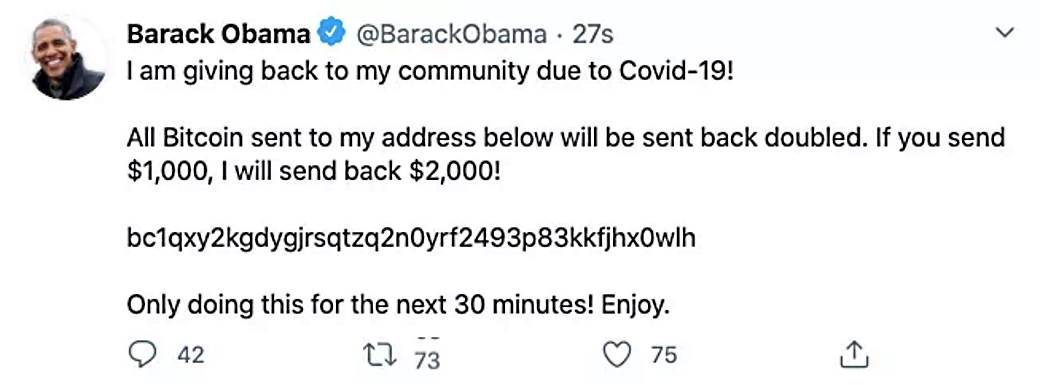 Twitter hakovan Bitcoin prevara, Twitter Bil Gejts, Džef Bezos, Apple, Uber, Kanje Vest, Viz Kalifa