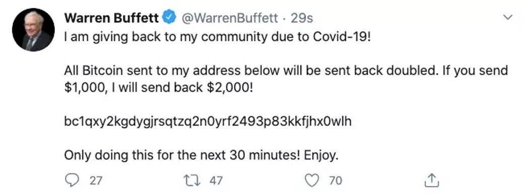 Twitter hakovan Bitcoin prevara, Twitter Bil Gejts, Džef Bezos, Apple, Uber, Kanje Vest, Viz Kalifa