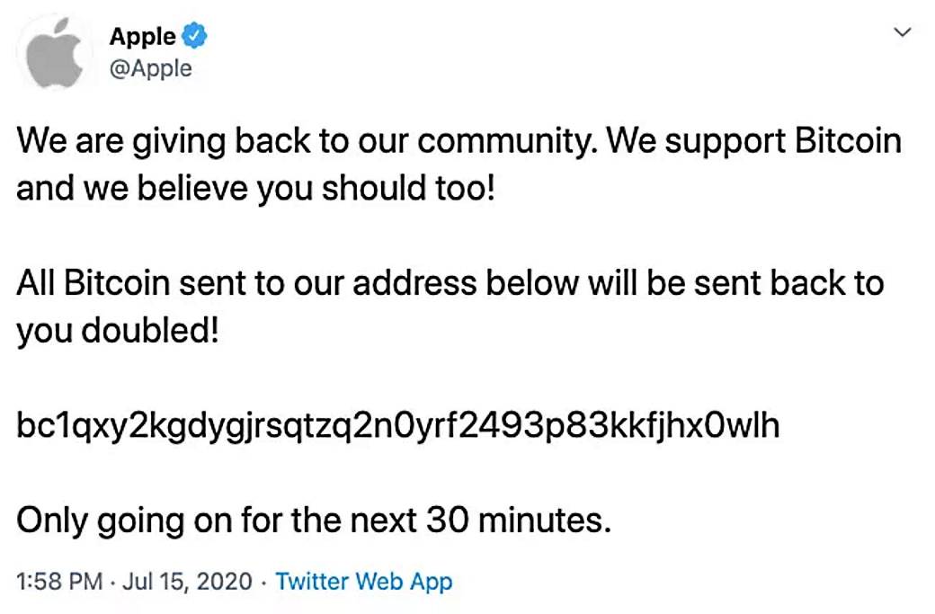 Twitter hakovan Bitcoin prevara, Twitter Bil Gejts, Džef Bezos, Apple, Uber, Kanje Vest, Viz Kalifa