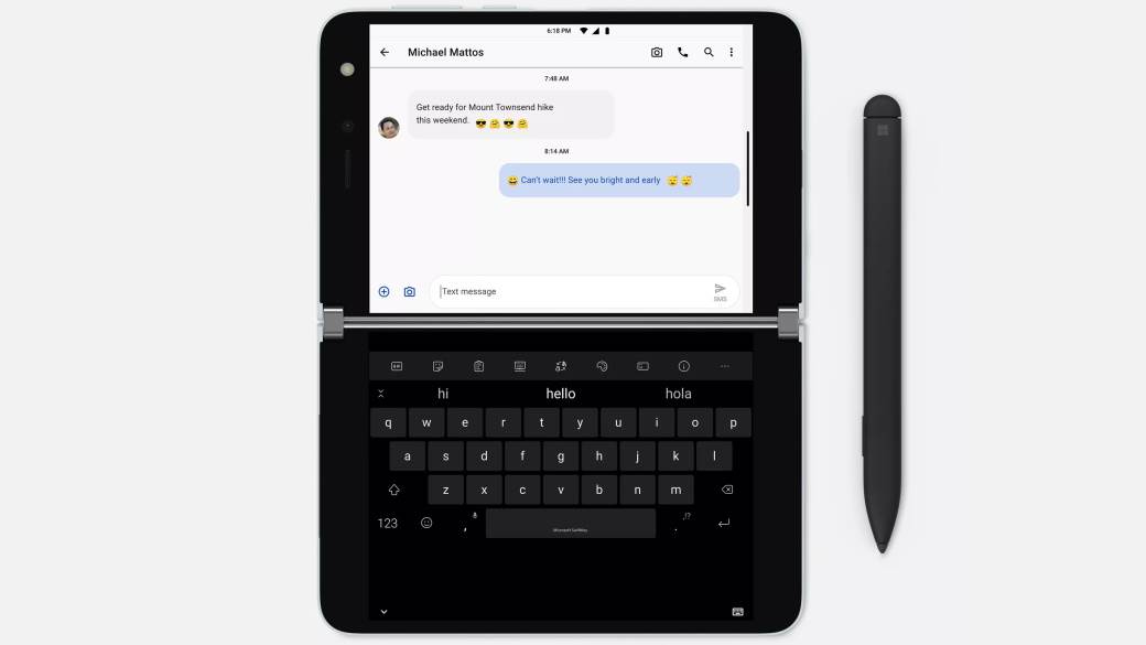 Microsoft Surface Duo Benchmark rezultati Snapdragon 855 test, Surface Duo test performansi