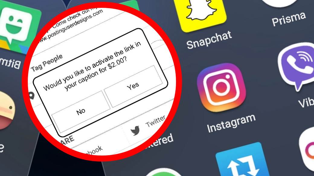 Instagram placanje link objava, Instagram naplacuje linkove u objavama 