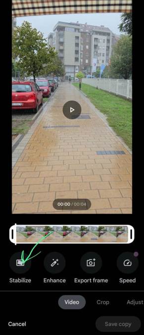 Stabilizacija videa 2
