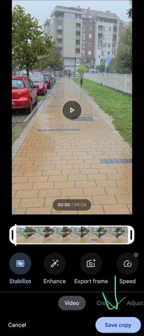 Stabilizacija videa 4