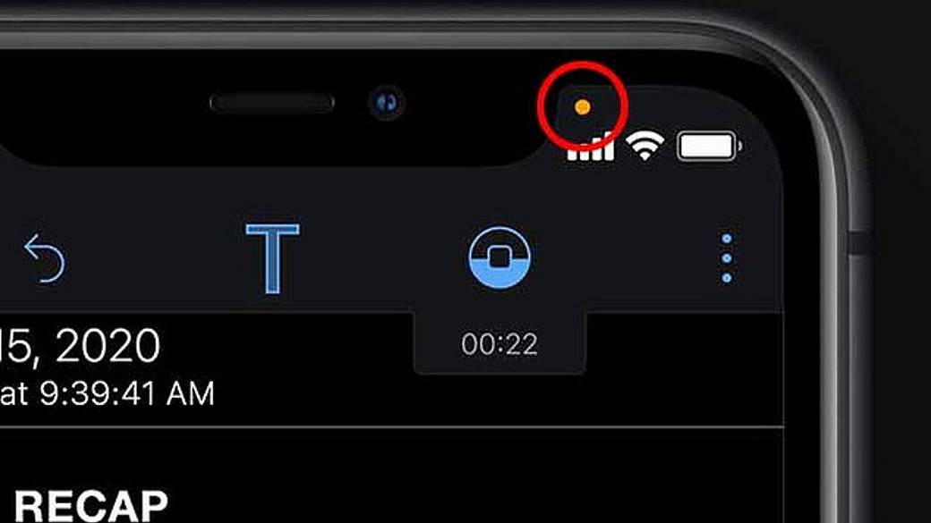 iPhone narandžasta tacka, Šta znaci narandžasta iPhone tacka ekran, iPad narandžasta zelena tacka