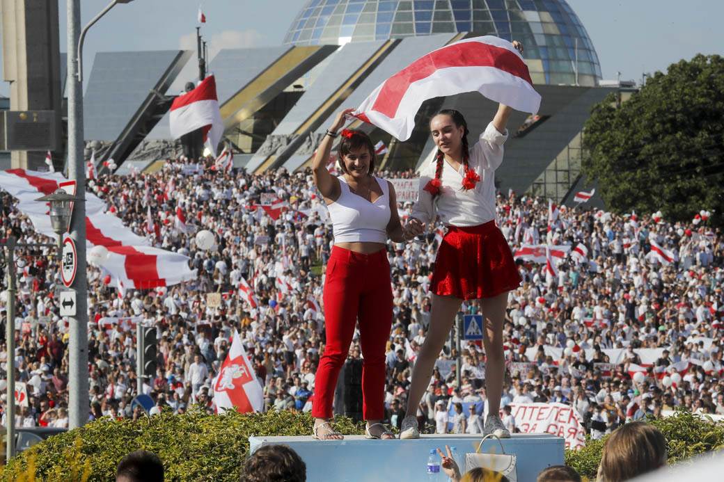 Belorusija protesti hakeri policija licni podaci objavljeni, Hakeri Telegram aplikacija Belorusija