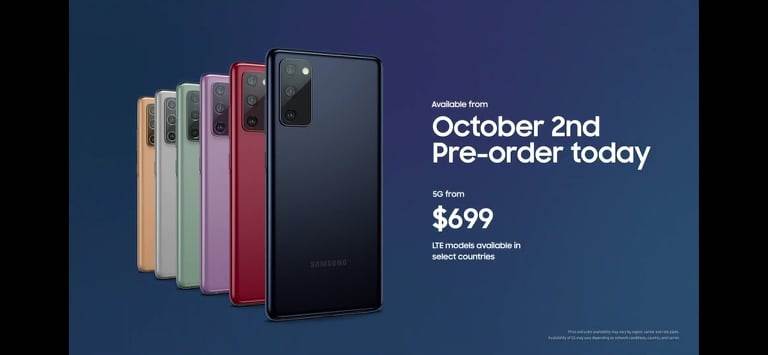 Samsung Galaxy S20 FE cena u Srbiji 680 evra, Samsung Galaxy S20 FE premijera opis info slike video